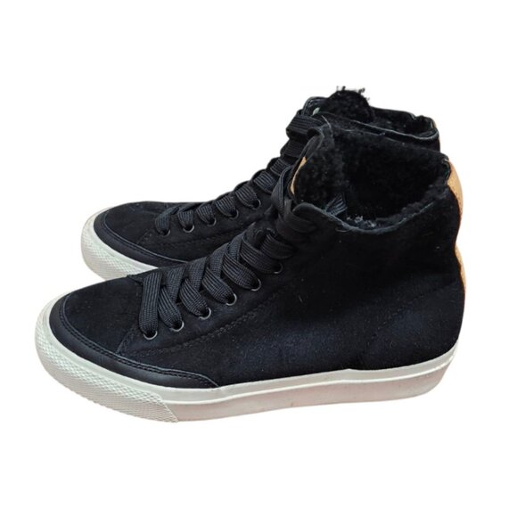 rag & bone Shearling High-Top Sneakers Size EU 38/US 7.5 - Picture 4 of 14